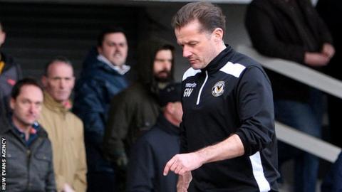 Newport manager Graham Westley