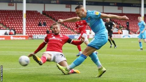 Cheltenham Town wing back Chris Hussey