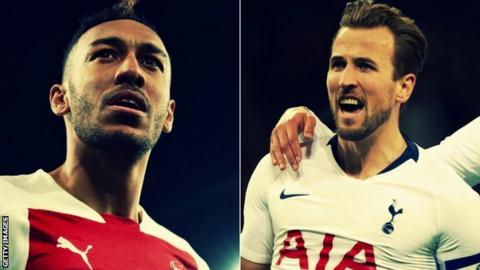 Aubameyang and Kane