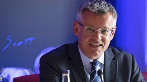Rangers managing director Stewart Robertson is an SPFL board member