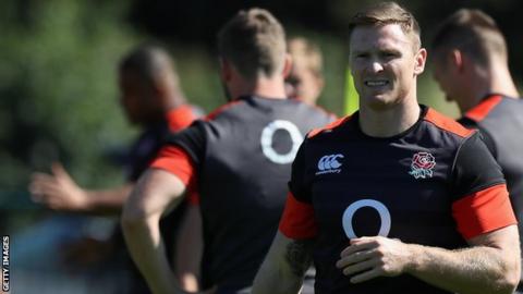 Chris Ashton at an England training camp