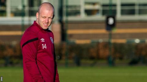 Hearts forward Steven Naismith