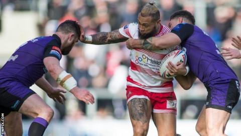 Leigh v Halifax in Championship