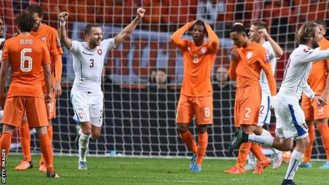 Netherlands lose 3-2 to Czech Republic