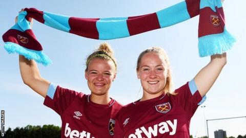 West Ham Ladies Sign Esmee De Graaf And Lucienne Reichardt Bbc Sport