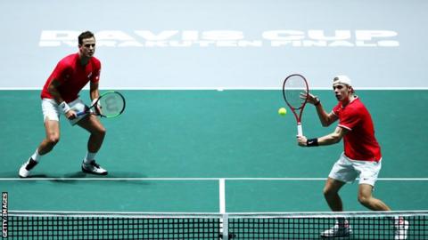 Vasek Pospisil (left) and Denis Shapovalov