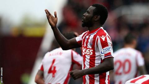 Stoke City and Senegal's Mame Biram Diouf