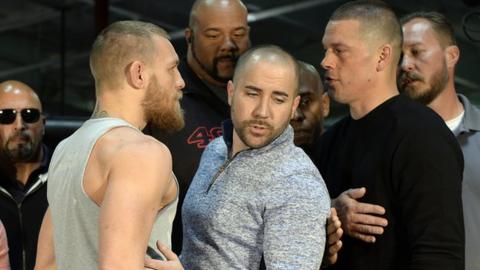 Conor McGregor and Nate Diaz