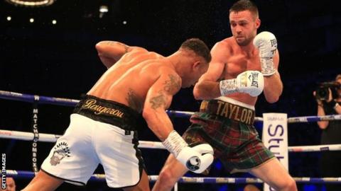 Taylor unified the WBA and IBF titles with an epic victory over Regis Prograis