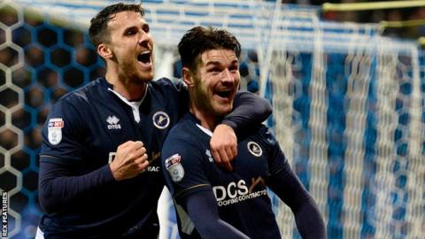 Millwall celebrate goal
