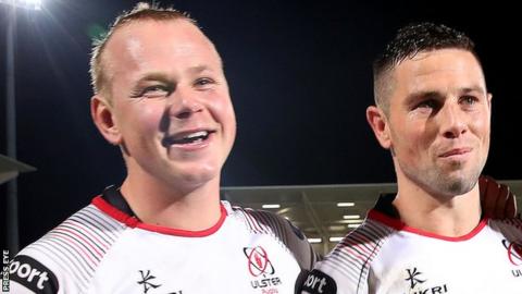 Luke Marshall (left) made his Ulster debut in 2010