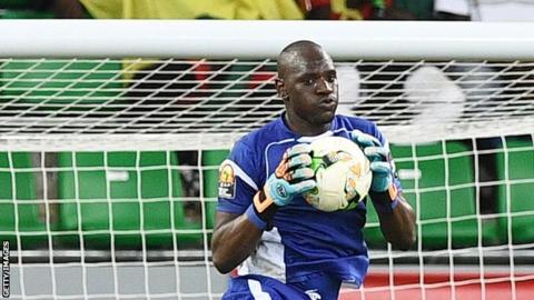Uganda goalkeeper and captain Denis Onyango