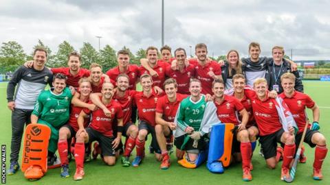 hockey team wales men games commonwealth coast gold pakistan name teams alongside drawn malaysia england pool india