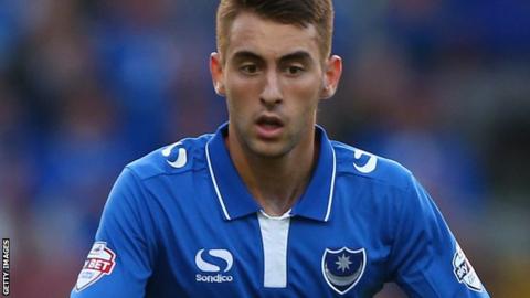 Portsmouth midfielder Ben Close