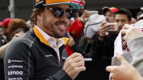 Mclaren F1 driver Fernando Alonso