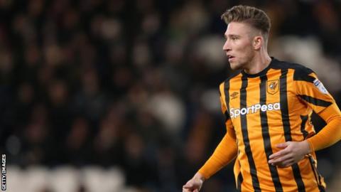 angus macdonald hull city stages defender diagnosed bowel cancer early appearances joining since january made