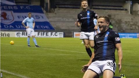 James Gullan celebrates
