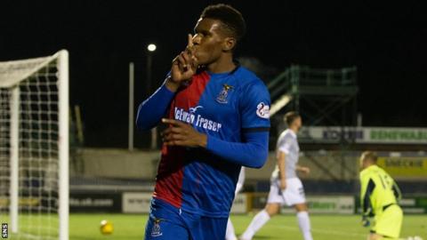 Riccardo Calder in Inverness Caledonian Thistle colours