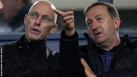 Bob Bradley and Huw Jenkins