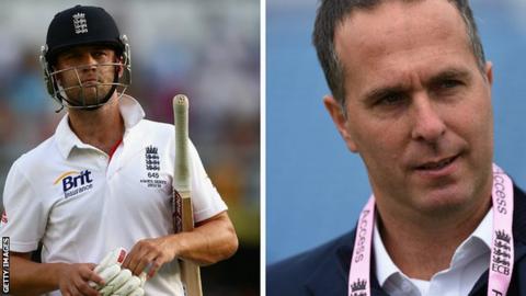 Jonathan Trott and Michael Vaughan