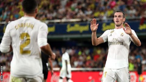 Villarreal 2 2 Real Madrid Gareth Bale Sent Off After Scoring