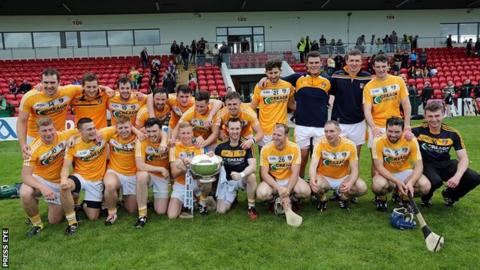 Antrim defeated Down in the 2015 Ulster SHC final