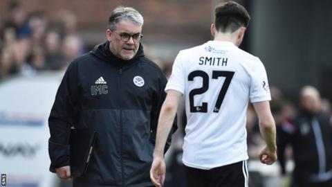 Ayr United manager Ian McCall