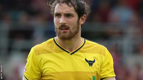 Oxford United striker Danny Hylton