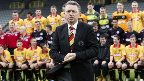 David Beattie at Firhill
