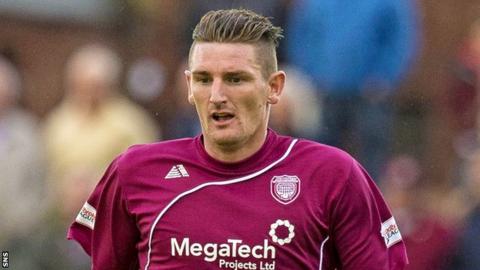Martin Scott opened the scoring for Arbroath