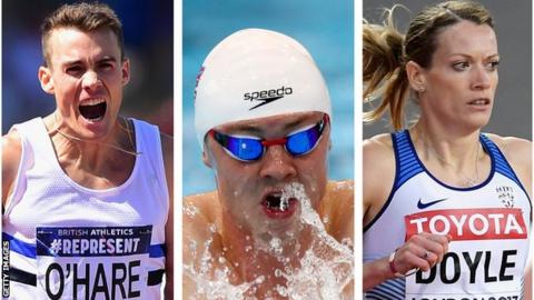 Chris O'Hare, Ross Murdoch and Eilidh Doyle