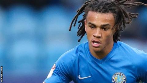 Miles Welch-Hayes in action for Macclesfield