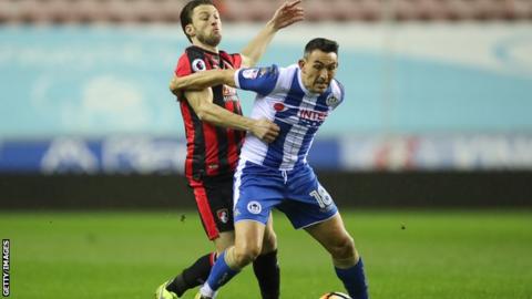 Wigan forward Gary Roberts