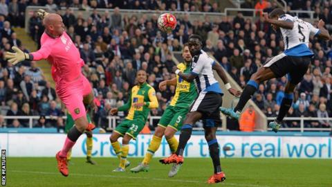 Newcastle United 6-2 Norwich City - BBC Sport