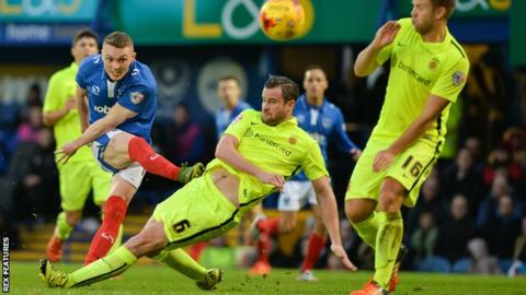 Portsmouth loan striker Caolan Lavery