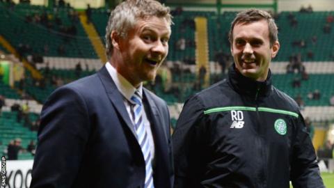 Ole Gunnar Solskjaer and Ronny Deila (right)