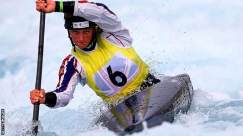 Canoeist Mallory Franklin