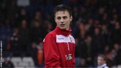 Aaron Collins of Newport County AFC