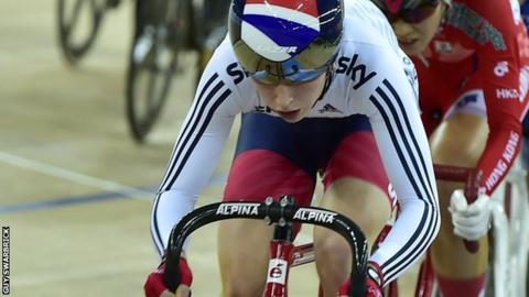 Laura Trott won two medals in Hong Kong