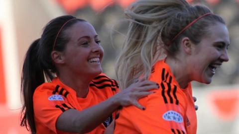 Sarah Crilly (left) and Fiona Brown