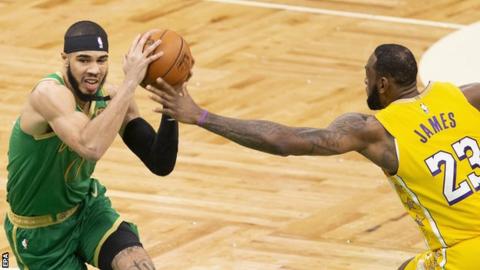 LA Lakers Fall To Heaviest Defeat Of Season At Boston Celtics - BBC Sport