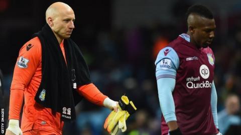 Aston Villa players