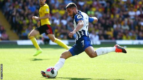 Watford 0-3 Brighton: Neal Maupay scores on Seagulls debut - BBC Sport