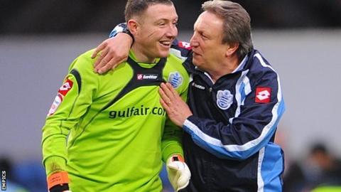 Paddy Kenny and Neil Warnock