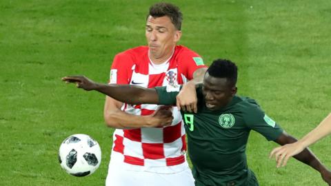 Oghenekaro Etebo and Mario Mandzukic
