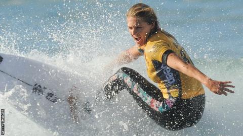 Australian surfer Stephanie Gilmore