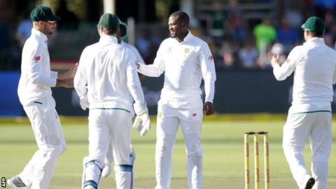 South Africa celebrate