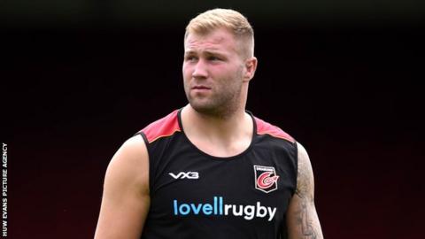 Dragons and Wales number eight Ross Moriarty