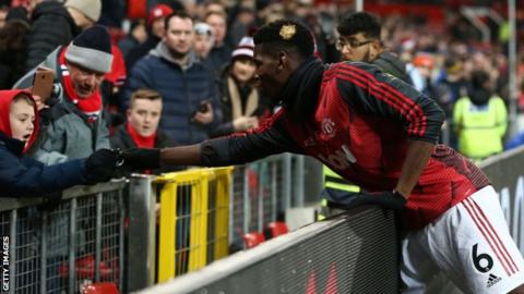 Manchester United's Paul Pogba