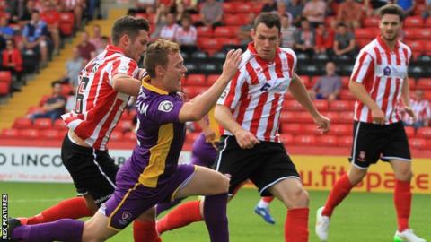 Lincoln City action shot